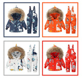 Unisex Dino Theme Ski-Wear for Kids