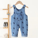 Denim Dinosaur Unisex Jumpsuit