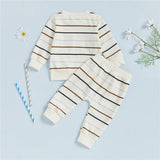 Toddlers' Striped 2-Piece Loungewear Set