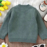 Green Floral Embroidered Cardigan