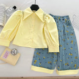 Golden Bloom Cotton 3 Piece Set