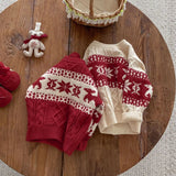Unisex Knitted Fair Isle Sweater