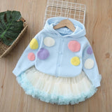 Frosted Candy Jacket & Skirt Set