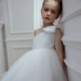 Girls' Elegant Tulle Party Dress