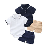 Little Gentleman Shorts & Bodysuit Set
