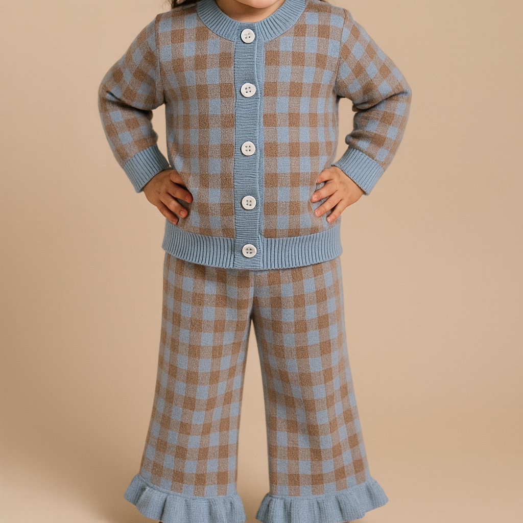3-Piece Checkered Aspen Girls' Set