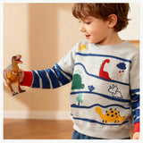 Boys’ Dinosaur Strapped Sweatshirt