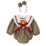 Vintage Baby Girls' Bodysuit and Hairband Set