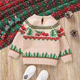 Boys' Christmas Pattern Sweater