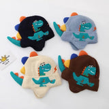 Unisex Embroidered Dino Beanie/Hat