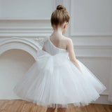 Girls' Elegant Tulle Party Dress