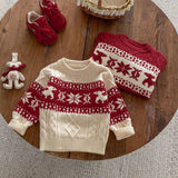 Unisex Knitted Fair Isle Sweater
