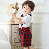 Boys' Holiday Set with Suspenders and Bow Tie