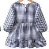 Baby Blue Cardigan and Dress Set