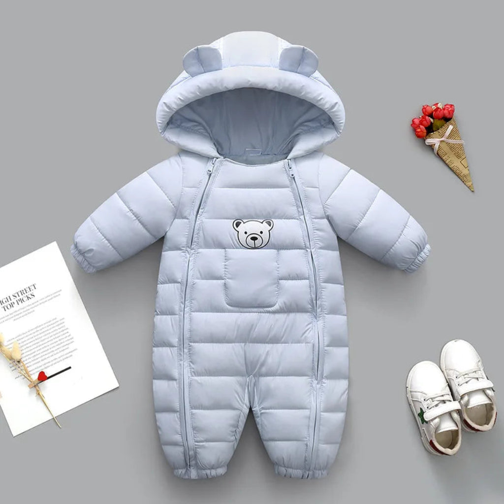 Unisex Baby Teddy Bear Snowsuit