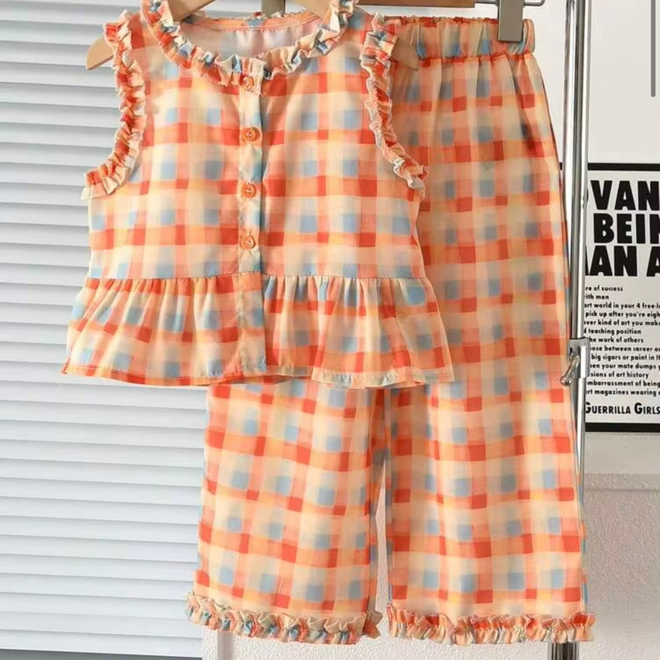 Little Girls’ Meadow Ruffle Culotte Set