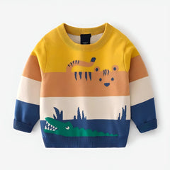 Animal Knit Sweater - ONEAKIDS