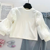 Girl's Winter Wonderland Denim 2-Piece Set