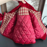 Marron Warm Winter Jacket & Classic Skirt