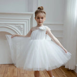 Girls' Elegant Tulle Party Dress