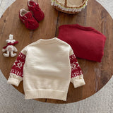 Unisex Knitted Fair Isle Sweater