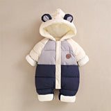 Unisex Winter Plush Windproof Jumpsuit