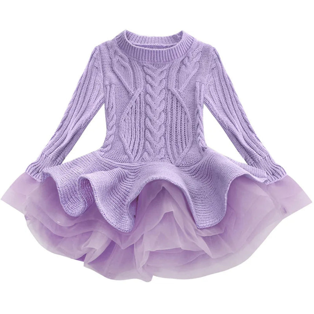 Vestido clásico a cuadros para niña