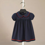 Navy Blue Dress - ONEAKIDS