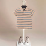 Top & Bottom Beige Boys' Matching Set