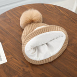 Gorro/gorro unisex bordado de lana de invierno