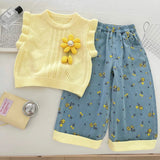 Golden Bloom Cotton 3 Piece Set