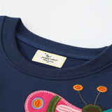 Girls' Butterfly Graphic Sweatshirt