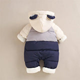 Unisex Winter Plush Windproof Jumpsuit
