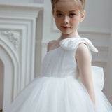 Girls' Elegant Tulle Party Dress