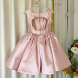 Robe classique à carreaux pour fille