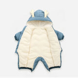 Conjunto de traje de esquí y nieve unisex de invierno de 2 piezas con chaqueta acolchada y pantalones 