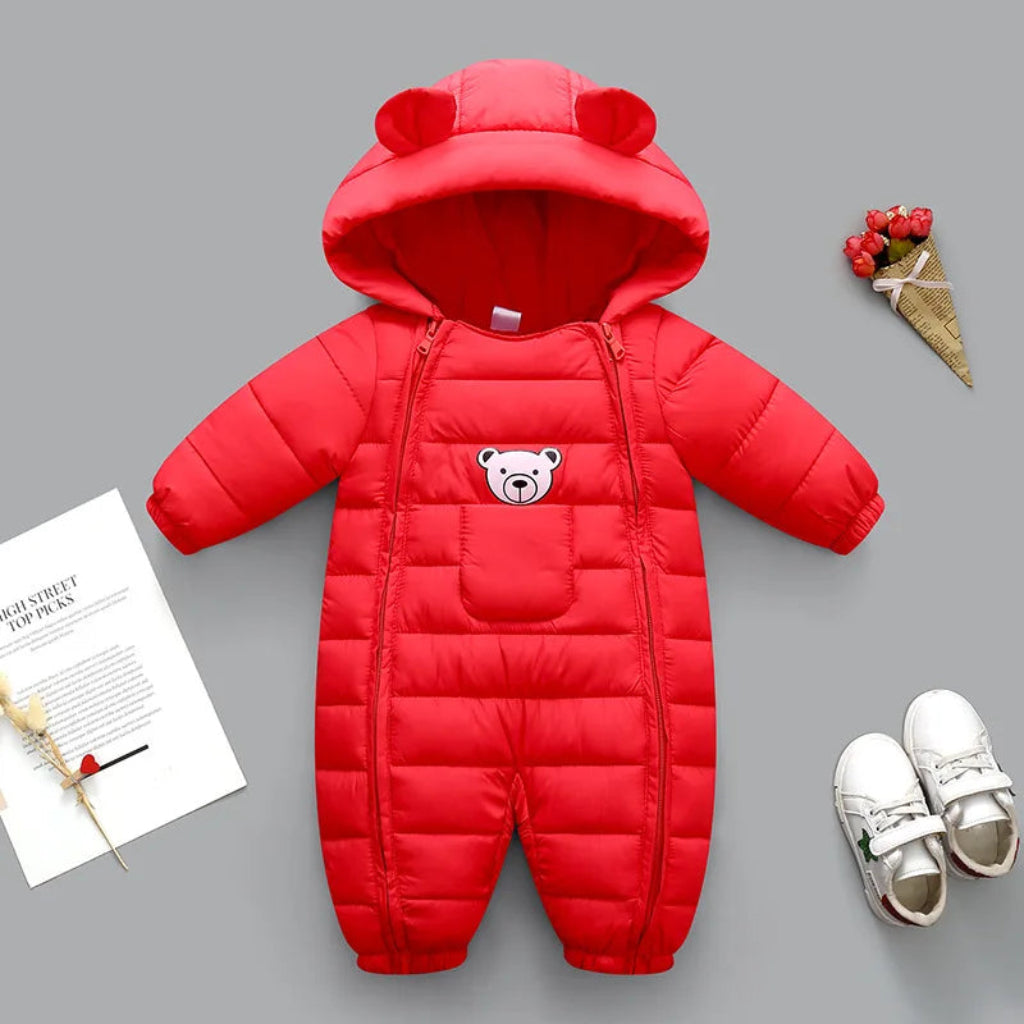Unisex Baby Teddy Bear Snowsuit