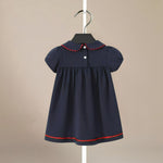 Navy Blue Dress - ONEAKIDS