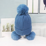 Plush Character Pom-Pom Hat