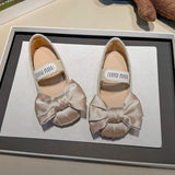 Bow Detail MIU Princess Shoes