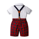 Boys' Holiday Set with Suspenders and Bow Tie