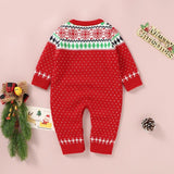 Red Holiday Jumpsuit for Babies & Toddlers