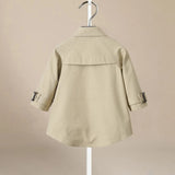 Genevieve Retro Girls' Trench Coat