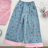 Pastel Floral Winter 3 Piece Outfit