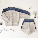 Knit Cotton Elegant Little Girls' Set