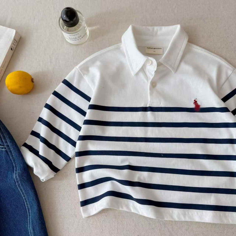 Little Boys’ Polo Style Cotton Shirt