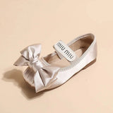 Bow Detail MIU Princess Shoes