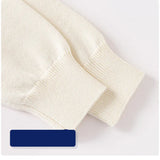 Striped Cotton-Blend Teddy Pullover