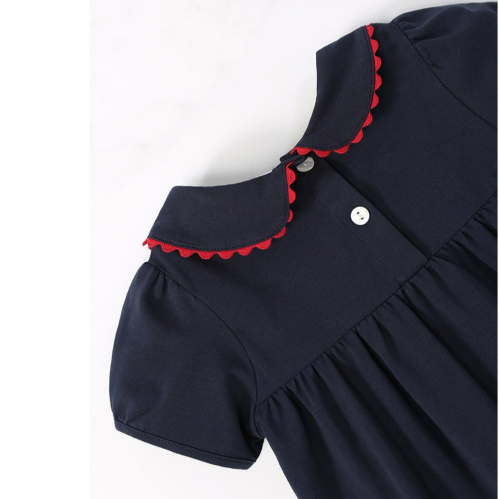 Navy Blue Dress - ONEAKIDS