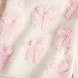 Girls' Knit Sweater & Ruffle Skirt Set